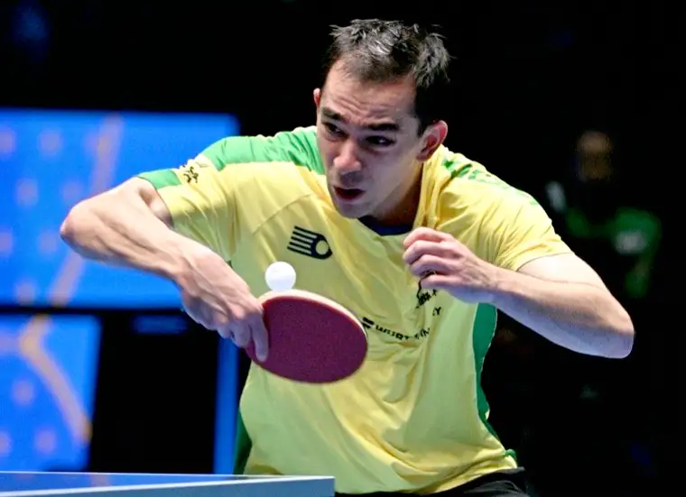 挪威乒乓球选手发挥出色，锁定前三名
