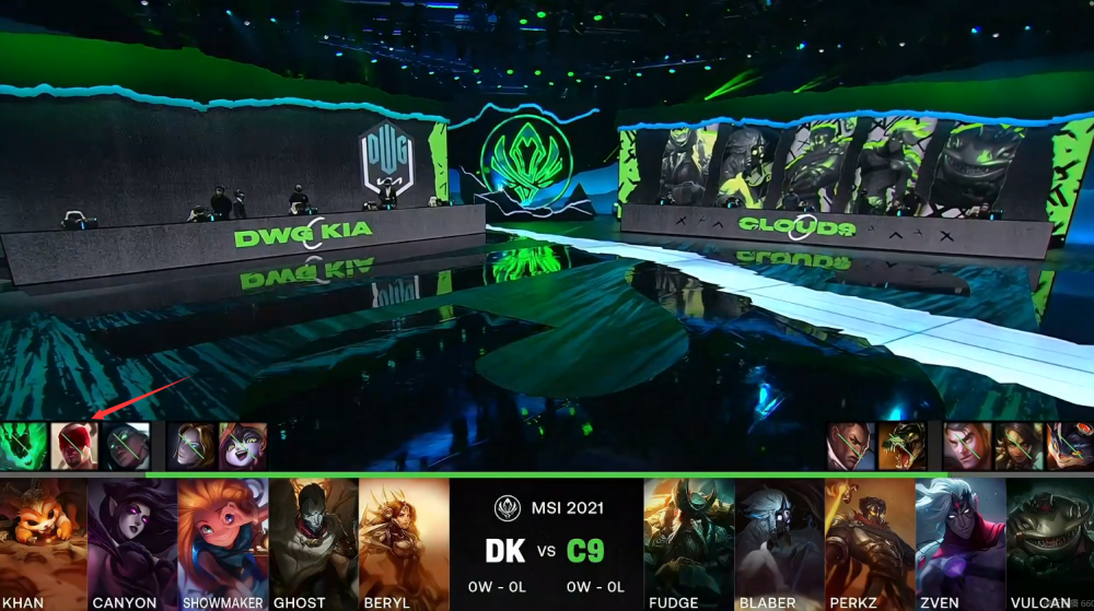 包含C9险胜EG，ShowMaker关键团战开团秒人宿命之战四强赛，技惊四座的词条