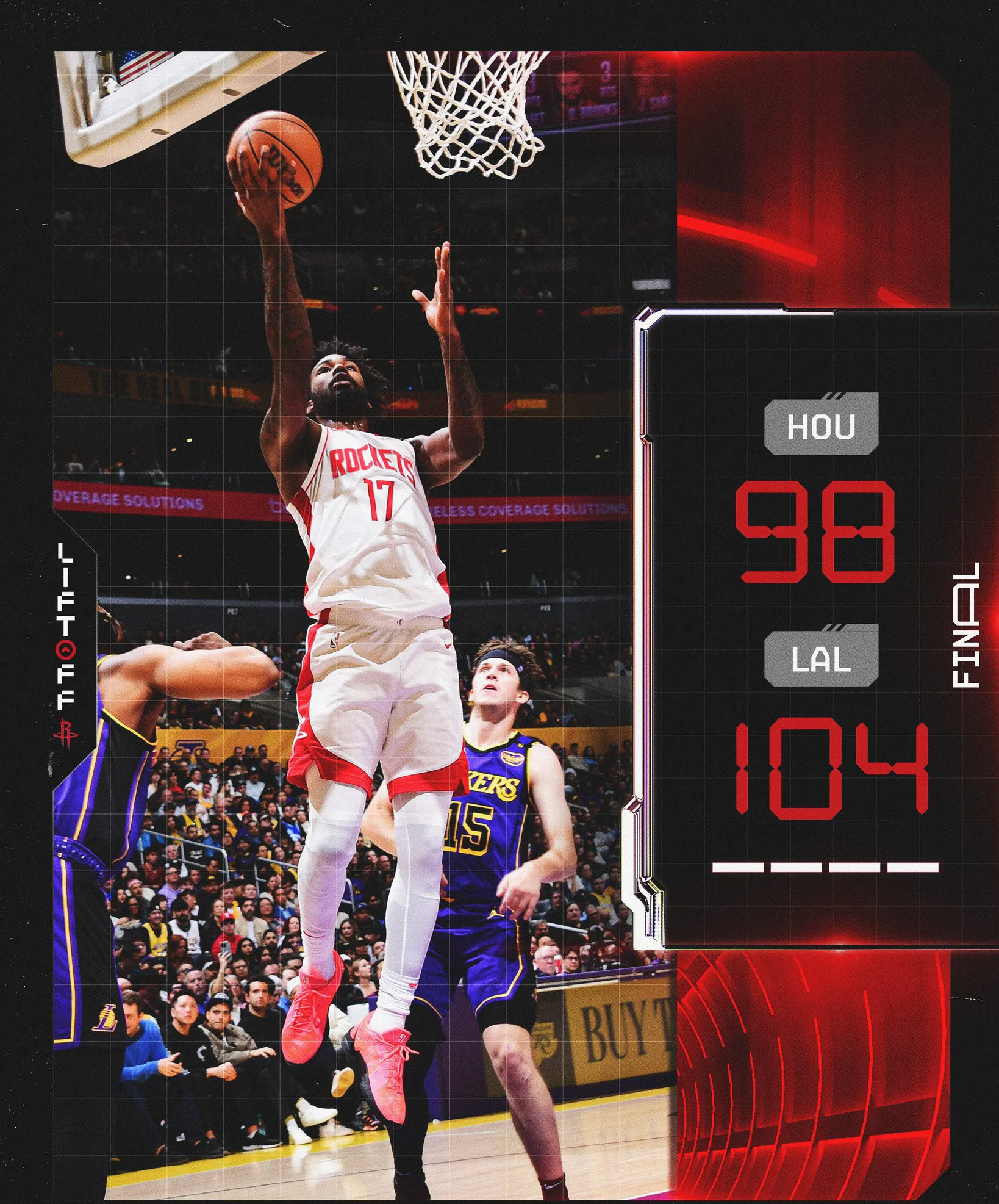 火箭横扫湖人，晋级西部决赛